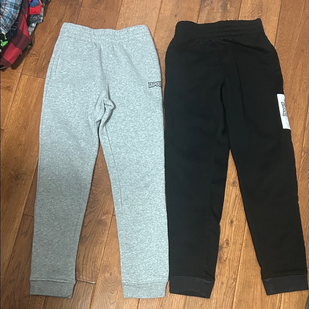 Tapout Kids Gray and Black Sweatpants